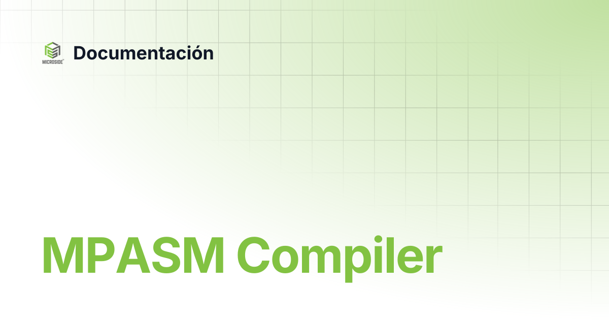 MPASM Compiler | Documentación