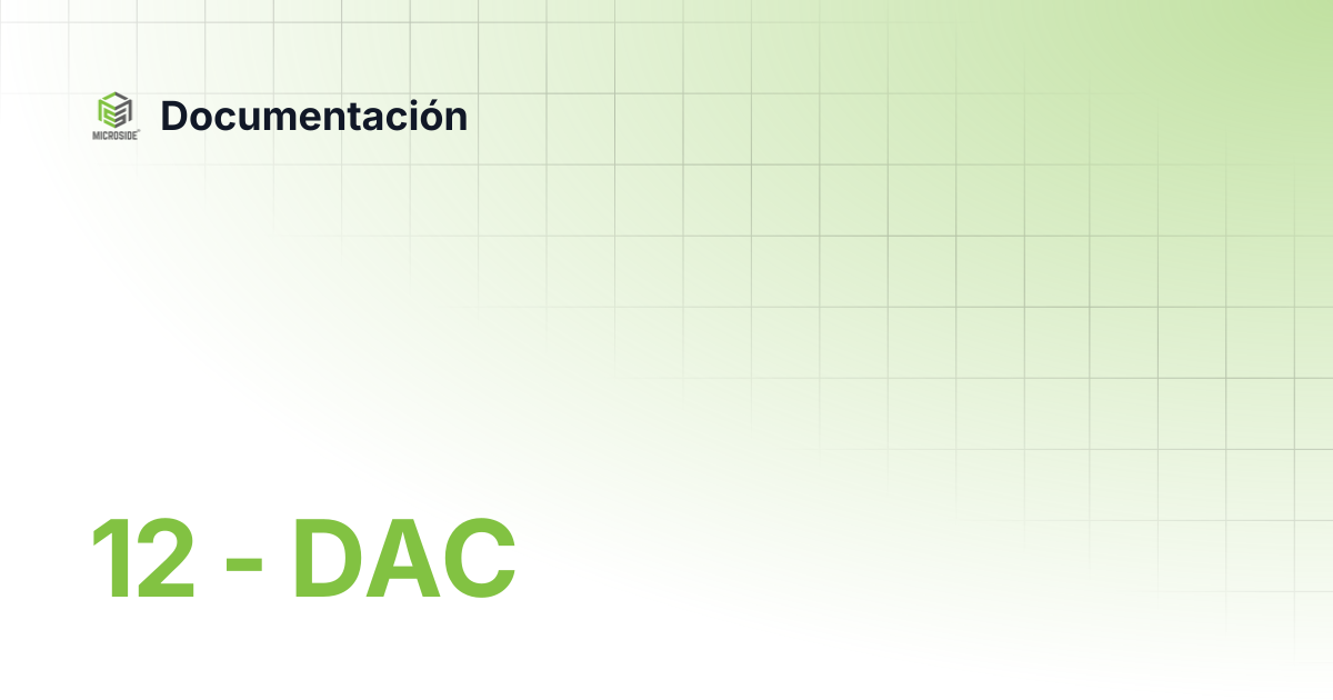 12 - DAC | Documentación